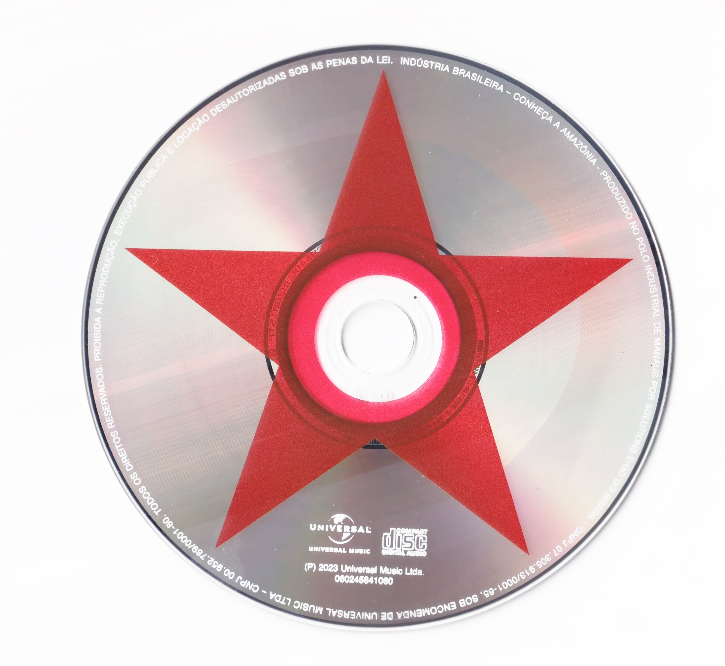 CD do disco "Super" de Jão, 2023