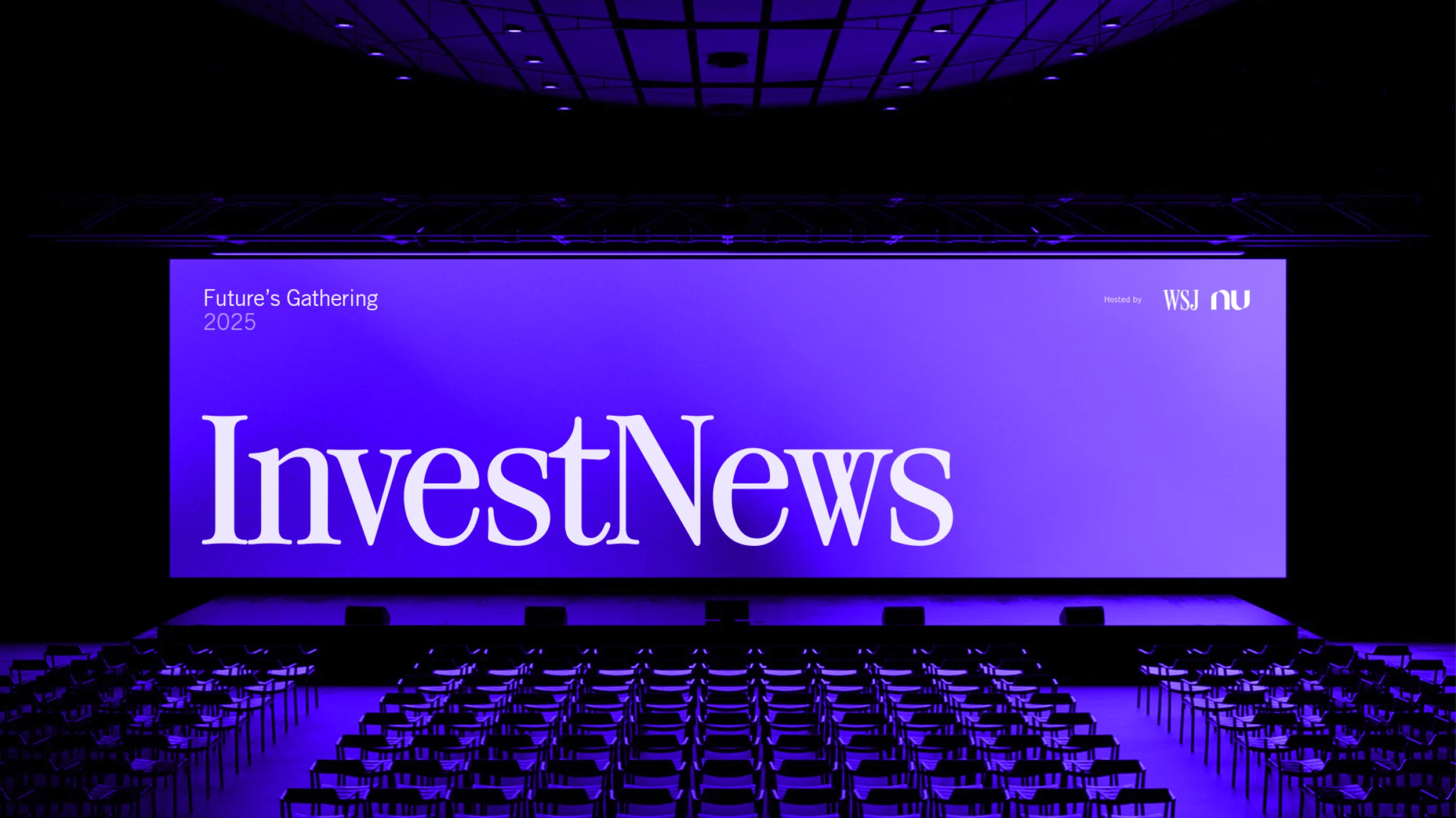 Iconography set alongside a Juros do crédito line chart in the InvestNews data style